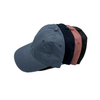 BSCI Factory Custom Laser Cutting Holes Logo 5 Panel High Profile Striped Baseball Caps with Breathable Fabric Golf Trucker Hat