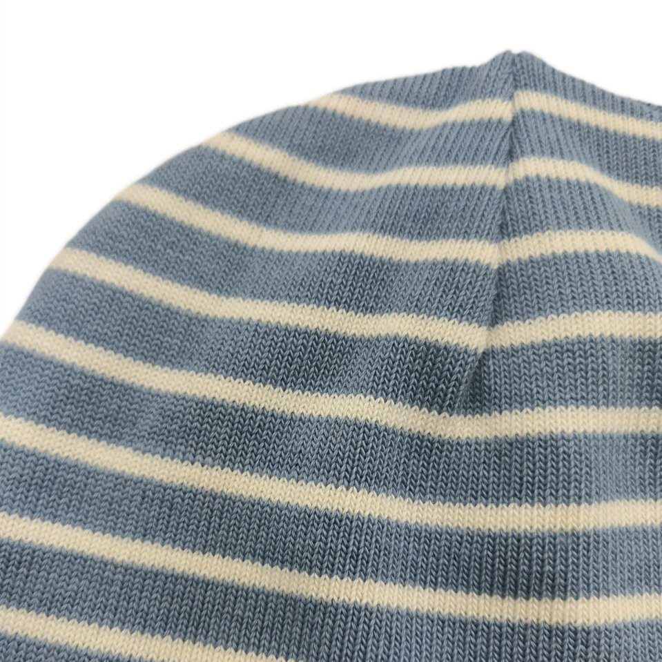Hot Sell Baby/Adults Beanie Hats 2022 Plain Gray Custom Knitted Beanie Hat with Woven Label Logo