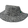 Custom Fashion Reversible Black Faded Tie Dye Bucket Hat, Rainbow Colorful Print Bucket Cap Women