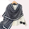 Hot Selling Stylish 90*180cm Long Scarf High Quality New Imitated Silk Chain and Butterfly Printed Long Shawl Scarf