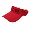 Wholesale UV Protection Tennis Purple Sport Visor Caps Golf Hats Summer Hats Custom Logo