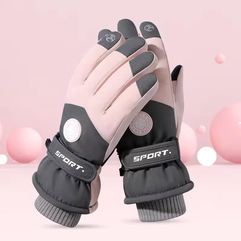 Winter Warm Fashion Touch Screen Couple Winter Riding Fleece Gloves for Men Women