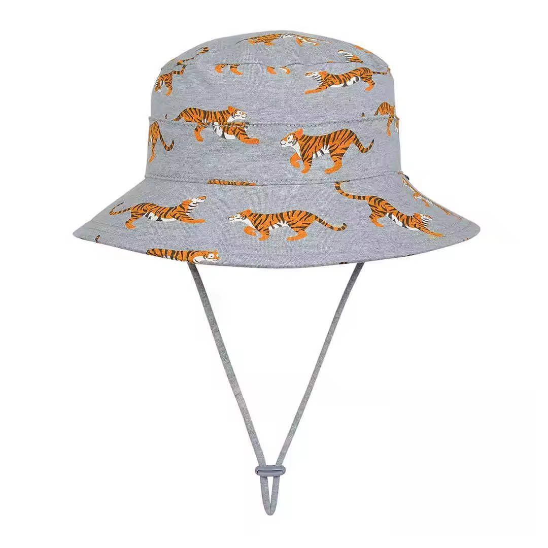 Wholesale Bulk Custom Logo High Quality Luxury Pattern Print Bucket Cap Double-Sided Summer Fisherman Reversible Sun Bucket Hat