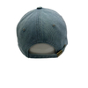 OEM Custom High Quality 5 Panel Structured Embroidery Logo Curved Brim Quick Dry Blue Nylon Snap Back Rope Baseball Cap Hat