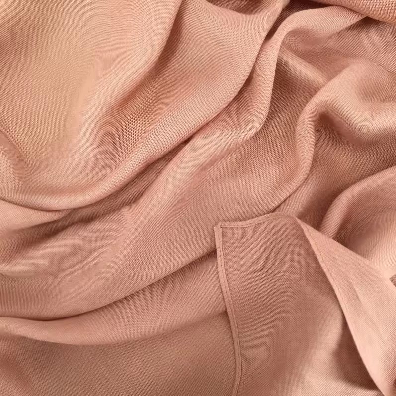 New Arrival Ultra Soft Solid Color Luxury Shawls Bamboo Woven Modal Hijab Muslim Viscose Scarf for Women