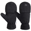 Ozero Custom Logo Half Finger 100% Polyester Warm Winter Mittens Gloves Fleece Unisex