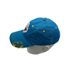 Custom 5 Panel White Polyester Laser Cut Hole Perforated Golf Dad Hat, Mens PVC Patch Logo Waterproof Gorras Baseball Cap