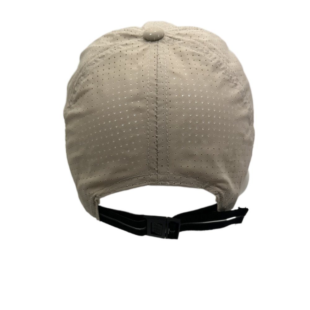 Custom High Quality 6 Panel Adult 100% Polyester Embroidery Logo Laser Cut Perforated Sport Baseball Cap, Wholesale White Dad Hat