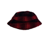 Faux Leather Embossed Logo Designer Fisherman Cap Custom Luxury Vintage Short Brim Plain Bucket Hat