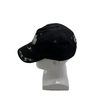 Custom High Quality Custom 5 Panel Adult Fitted Adjustable Black Cotton 3D Embroidery Plastic Strap Back Baseball Hat Cap