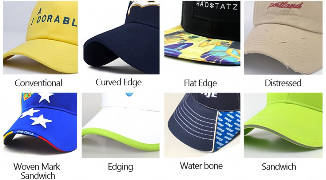 Summer Sun Hats Golf Transparent Visor Caps Custom Sunshade Anti-UV Protection Empty Top Visor Cap