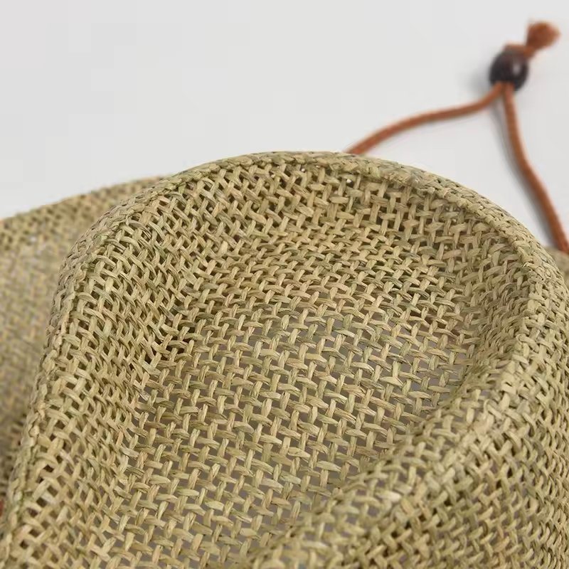 Back Split Casual Bow Women Straw Hat Beach Holiday Sunblock Hat Foldable Sun Fine Paper Braid Bucket Hat