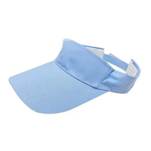 Factory Direct Wholesale Custom Women Logo Sun Visor Cap Sports Visor Face Mask Hat