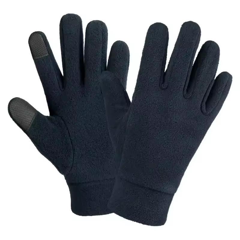 Ozero Custom Logo Touch Screen Men Extra Cold Winter Weather Warm Driving Cycling Running Skiing Fleece Gloves