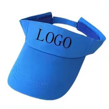 Factory Wholesale Custom Women Logo Sun Visor Cap Sports Visor Face Mask Hat Advertising