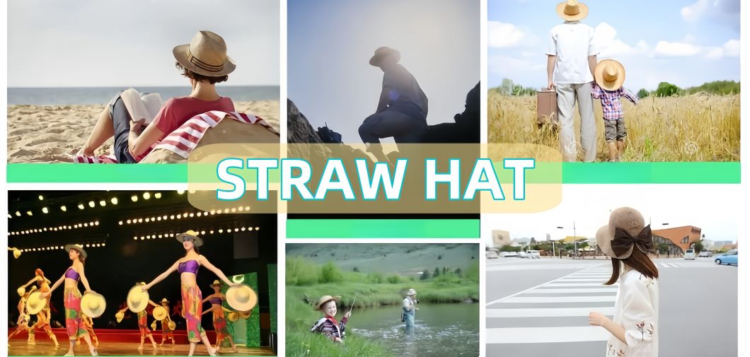2024 Spring Summer Ribbon Decoration Lafite Custom Straw Hat Flat Top Brim Woman Sun Hats for Summer