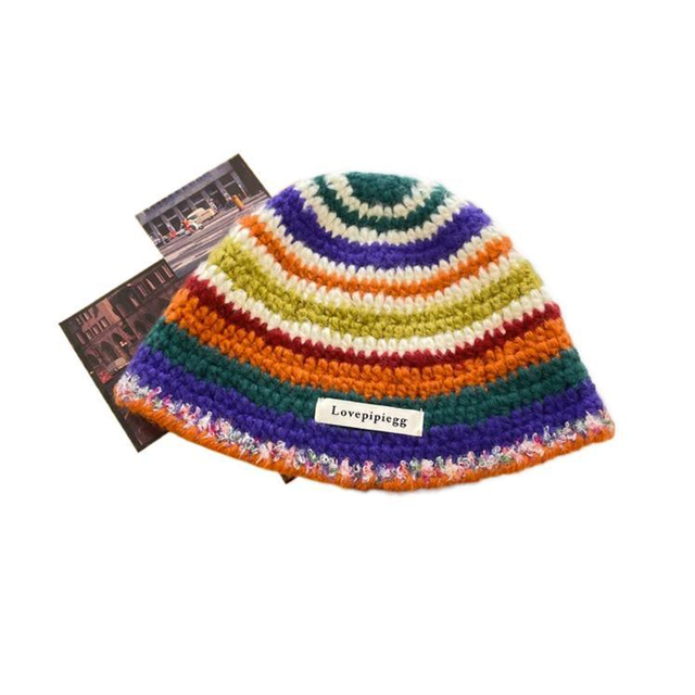 Custom Design Your Own Winter Hat Embroidery Men Women Cotton Wool Beanie Knitted Hat Unisex