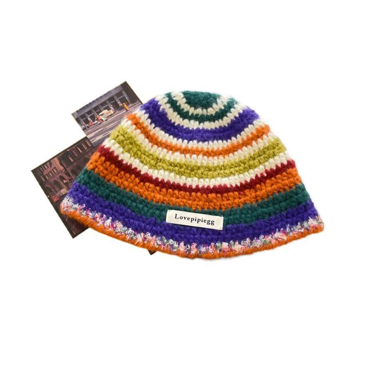 Custom Design Your Own Winter Hat Embroidery Men Women Cotton Wool Beanie Knitted Hat Unisex