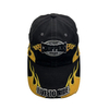 High Quality Wholesale 5 Panel Structured Ladder Fabric 3D Embroidery Cotton Baseball with Custom Logo