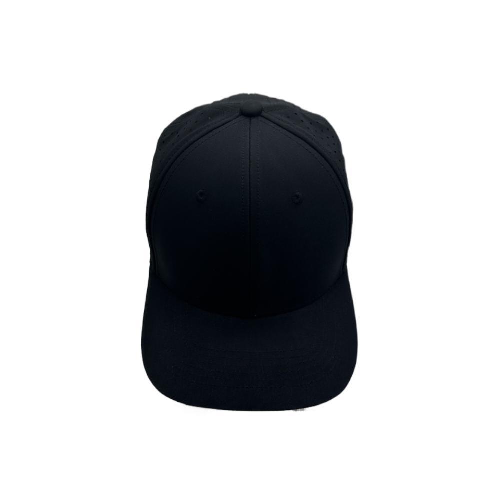 Custom Heather Blue 6 Panel Semi Curved Brim Sonic Welding Baseball Cap, Ball Cap
