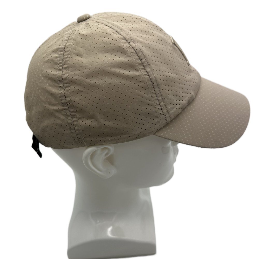 Custom High Quality 6 Panel Adult 100% Polyester Embroidery Logo Laser Cut Perforated Sport Baseball Cap, Wholesale White Dad Hat