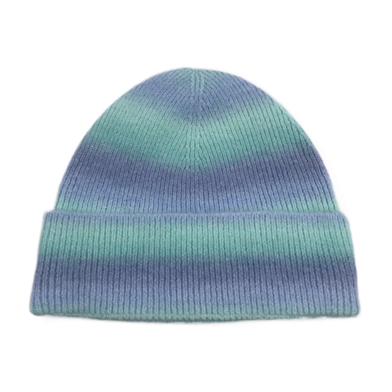Skully Beanie Hat Luxury Fluffy Winter Long Wool Cashmere Knit Beanie Wholesale Ribbed Striped with Custom Logo Unisex Men Women