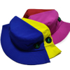 Wholesale Custom High Quality Polyester Rubber Embossed Logo Reversible Fisherman Gorras Sun Cap Summer Mens Women Bucket Hat