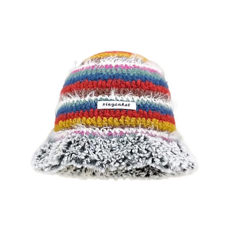 Newly Customize Design Your Own Brand Knitted Winter Designer Hats Logo Waffle Knit Beanie Custom Winter Hat
