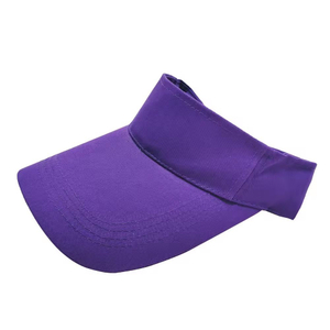 Fancy UV Protection Tennis Purple Sport Visor Caps Golf Hats Summer Hats with Custom Logo Sun Protection