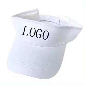 Wholesale UV Protection Tennis Purple Sport Visor Caps Golf Hats Summer Hats Custom Logo