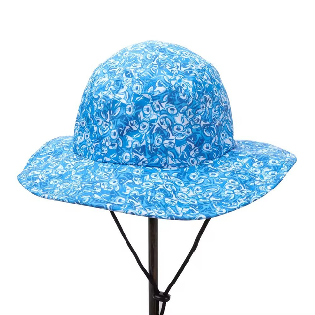 Wholesale Custom Plain Fashion Design Logo Women Sun Shade Fisherman Cap Two Tone Denim Bucket Hat