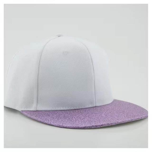 New Design Closed Caps for Men 6 Panel Custom Embroidery White Snapback Caps