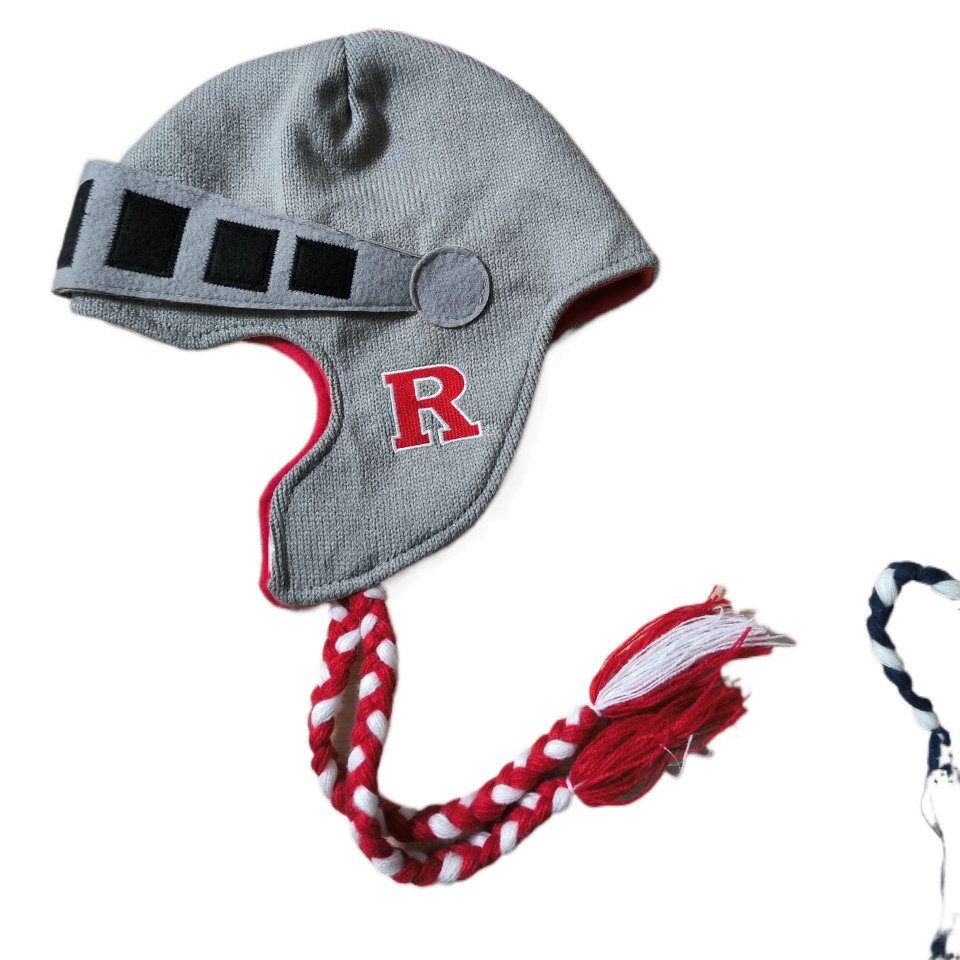 Custom Unisex Adult Funny Knitted Winter Earflap Hat Beanies Hat with Strings