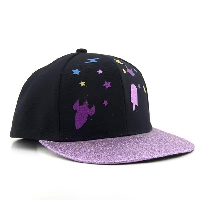 6 Panel Flat Bil Snapback Capl with Basketball Sports Hats Mens Embroidered Logo Hats