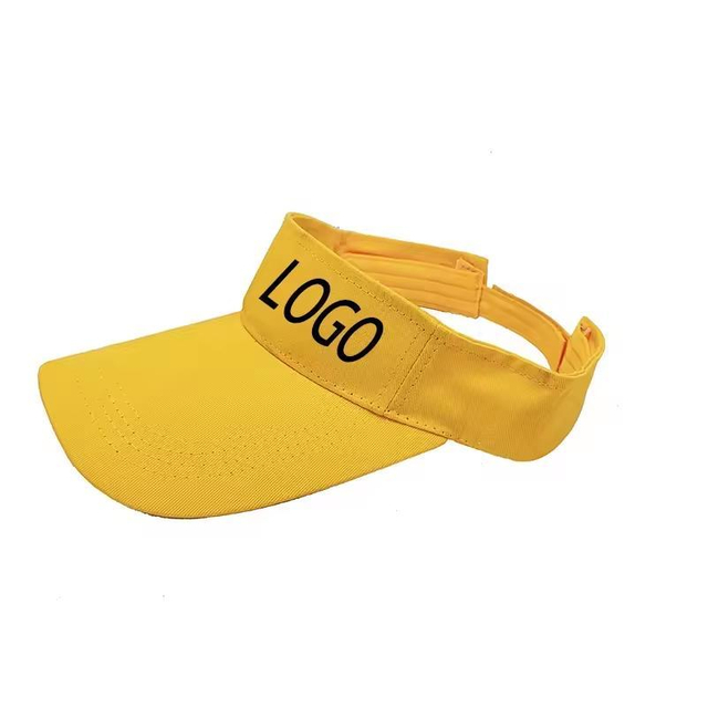 Wholesale Outdoor Visor Beach Adjustable Sun Cap Visor Hats with Custom Logo Sun Hat