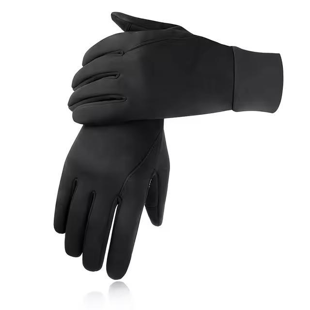 Ozero Custom Logo Touch Screen Men Extra Cold Winter Weather Warm Driving Cycling Running Skiing Fleece Gloves