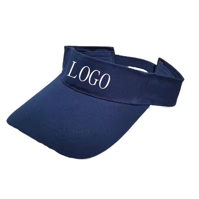 Factory Direct Sell Unisex Sport Sun Visor Hats Adjustable Empty Top Baseball Cap Cotton Ball Caps