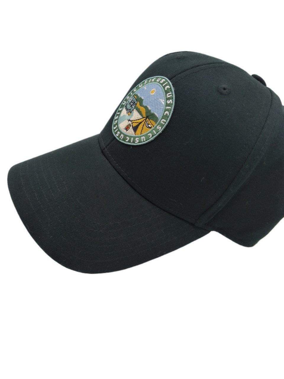 Custom Design 6 Panel Laser Cut Hole Perforated Performance Sports Hat Leather Strap Embroidery Logo Baseball Cap