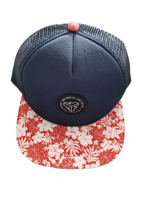 Cheap Wholesale Mens Custom Two Tone White 5 Panel Structured Logo Embroidery Trucker Mesh Cap Hat
