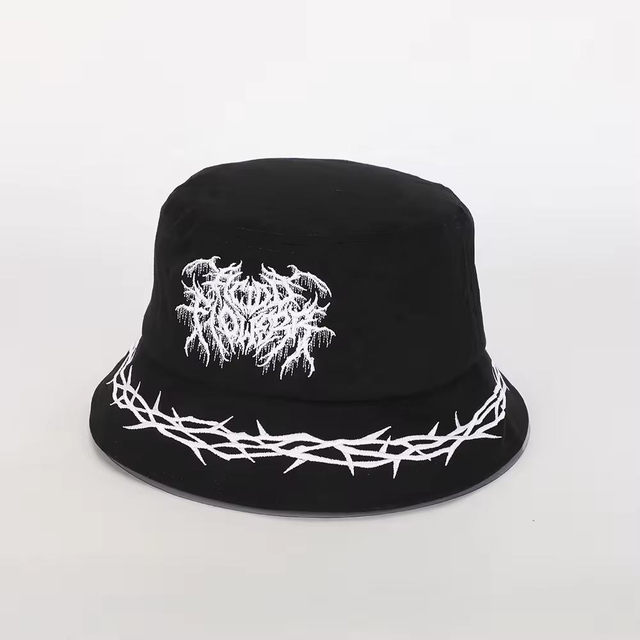 Wholesale Custom High Quality Cotton Printing Embroidery Logo Reversible Fisherman Gorras Sun Cap Summer Mens Women Bucket Hat
