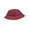 Faux Leather Embossed Logo Designer Fisherman Cap Custom Luxury Vintage Short Brim Plain Bucket Hat