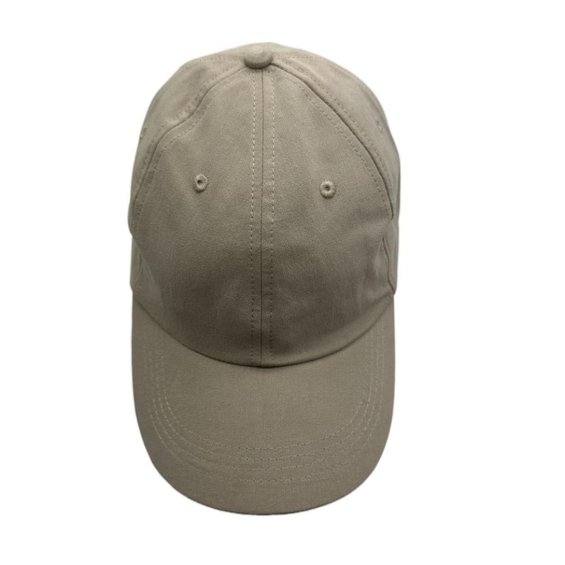 6 Panel Baseball Cap with Breathable Sandwich Mesh Back Panel Custom Embroidery Woven Label Patch